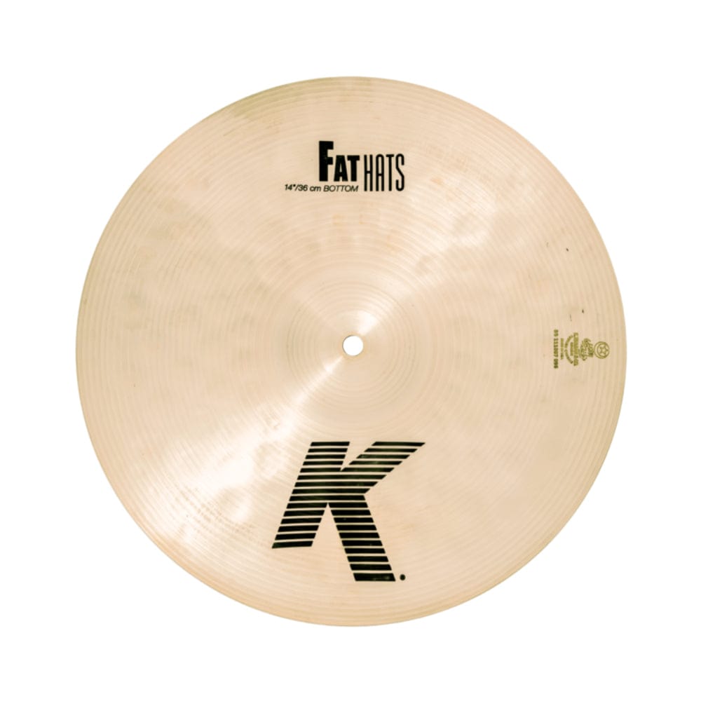 Zildjian 14" K Fat Hi-Hat Cymbal Bottom Drums and Percussion / Cymbals / Hi-Hats