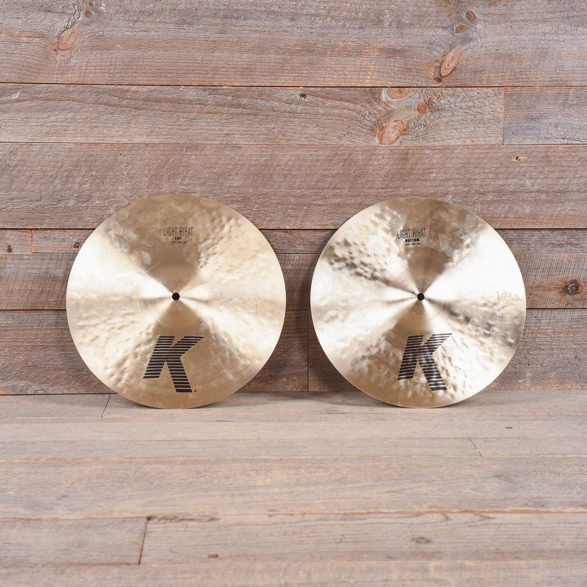 Zildjian 14" K Light Hi-Hat Pair Drums and Percussion / Cymbals / Hi-Hats