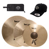 Zildjian 15/18/23" K Sweet Cymbal Set w/CDE Logo Hat & Stick Bag Drums and Percussion / Cymbals / Hi-Hats