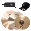 Zildjian 15/19/21" K Sweet Cymbal Set w/CDE Logo Hat & Stick Bag Drums and Percussion / Cymbals / Hi-Hats