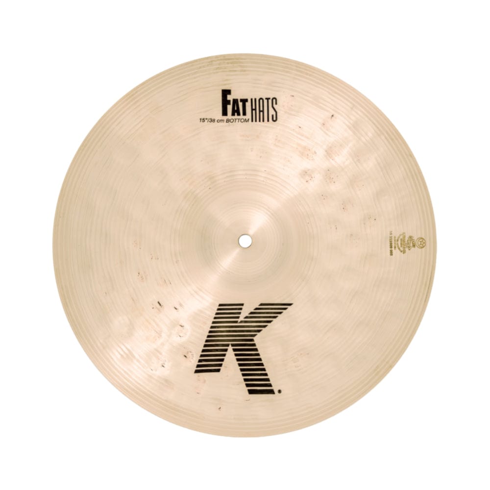 Zildjian 15" K Fat Hi-Hat Cymbal Bottom Drums and Percussion / Cymbals / Hi-Hats
