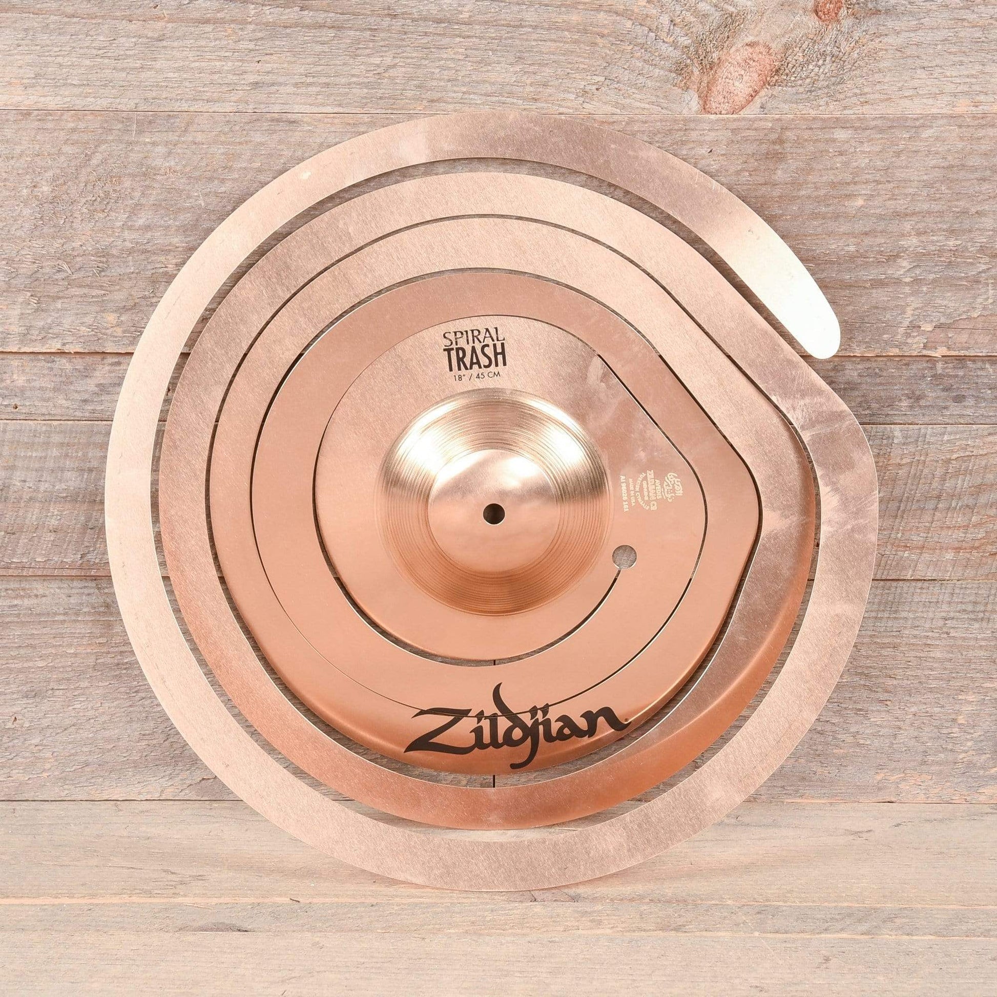 Zildjian 18" FX Spiral Trash Cymbal Drums and Percussion / Cymbals / Other (Splash, China, etc)