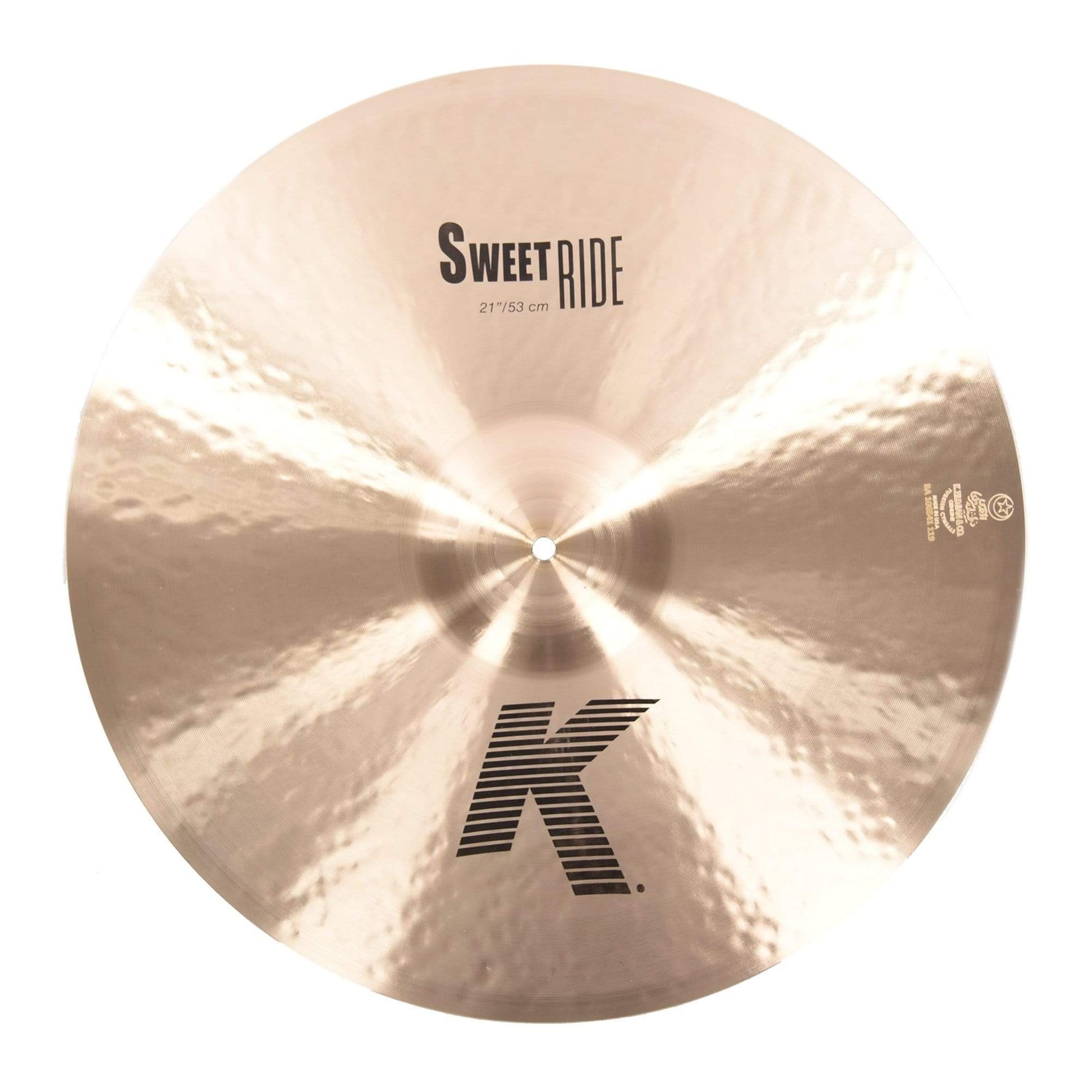 Zildjian 21" K Sweet Ride Cymbal Drums and Percussion / Cymbals / Ride