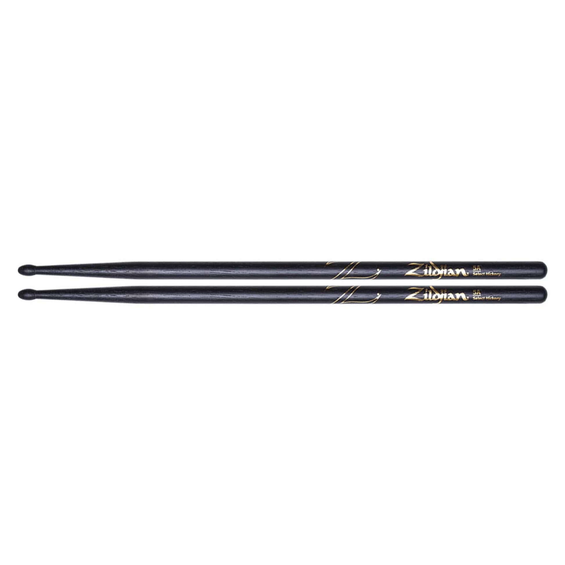 Zildjian 5A Black Wood Tip Drum Sticks Drums and Percussion / Parts and Accessories / Drum Sticks and Mallets