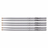 Zildjian 5A Chroma Silver Wood Tip Drum Sticks (3 Pair Bundle) Drums and Percussion / Parts and Accessories / Drum Sticks and Mallets