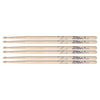 Zildjian 5B Natural Wood Tip Drum Sticks (3 Pair Bundle) Drums and Percussion / Parts and Accessories / Drum Sticks and Mallets