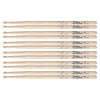 Zildjian 5B Natural Wood Tip Drum Sticks (6 Pair Bundle) Drums and Percussion / Parts and Accessories / Drum Sticks and Mallets