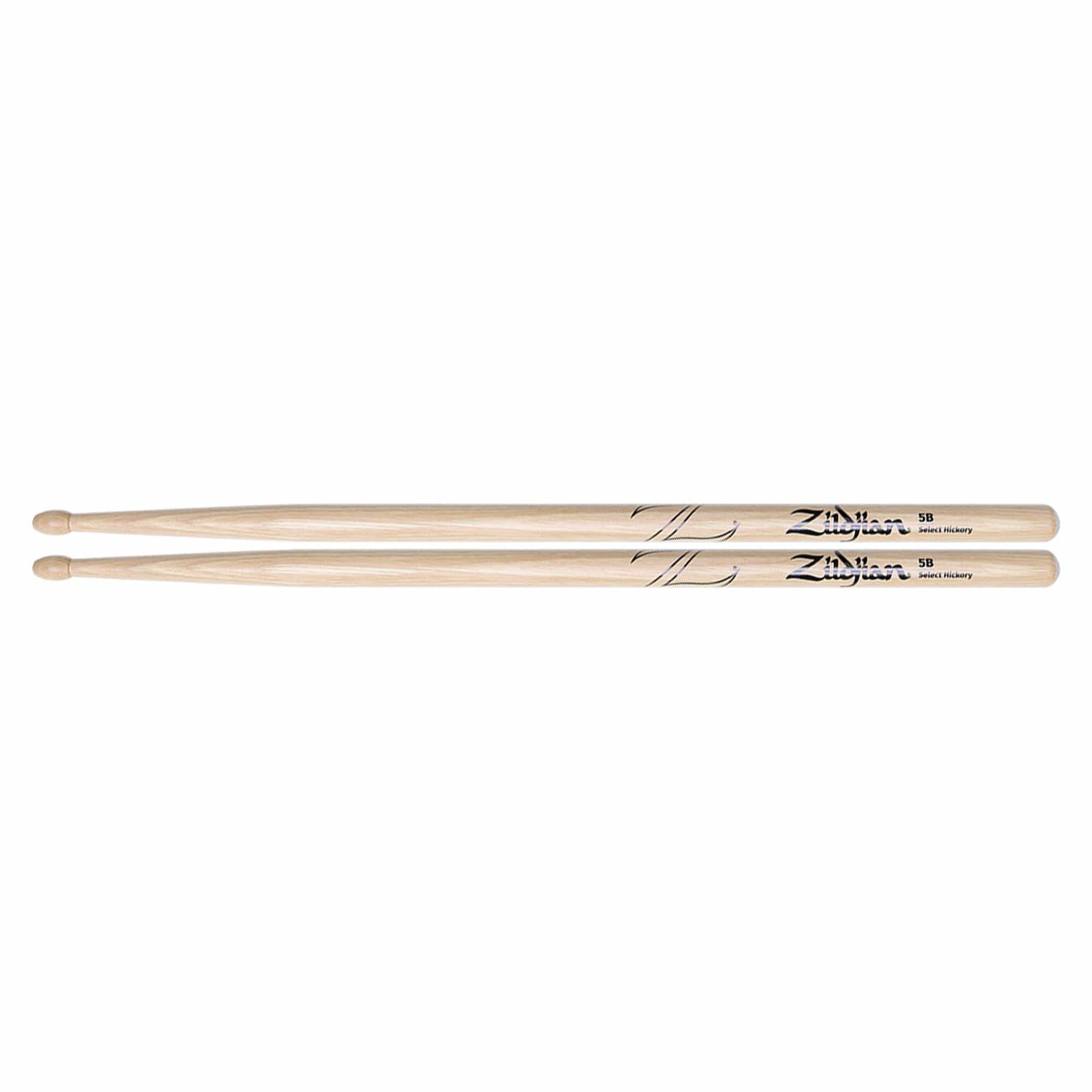 Zildjian 5B Natural Wood Tip Drum Sticks Drums and Percussion / Parts and Accessories / Drum Sticks and Mallets