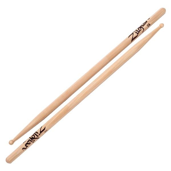 Zildjian 7A Natural Wood Tip Drum Sticks Drums and Percussion / Parts and Accessories / Drum Sticks and Mallets