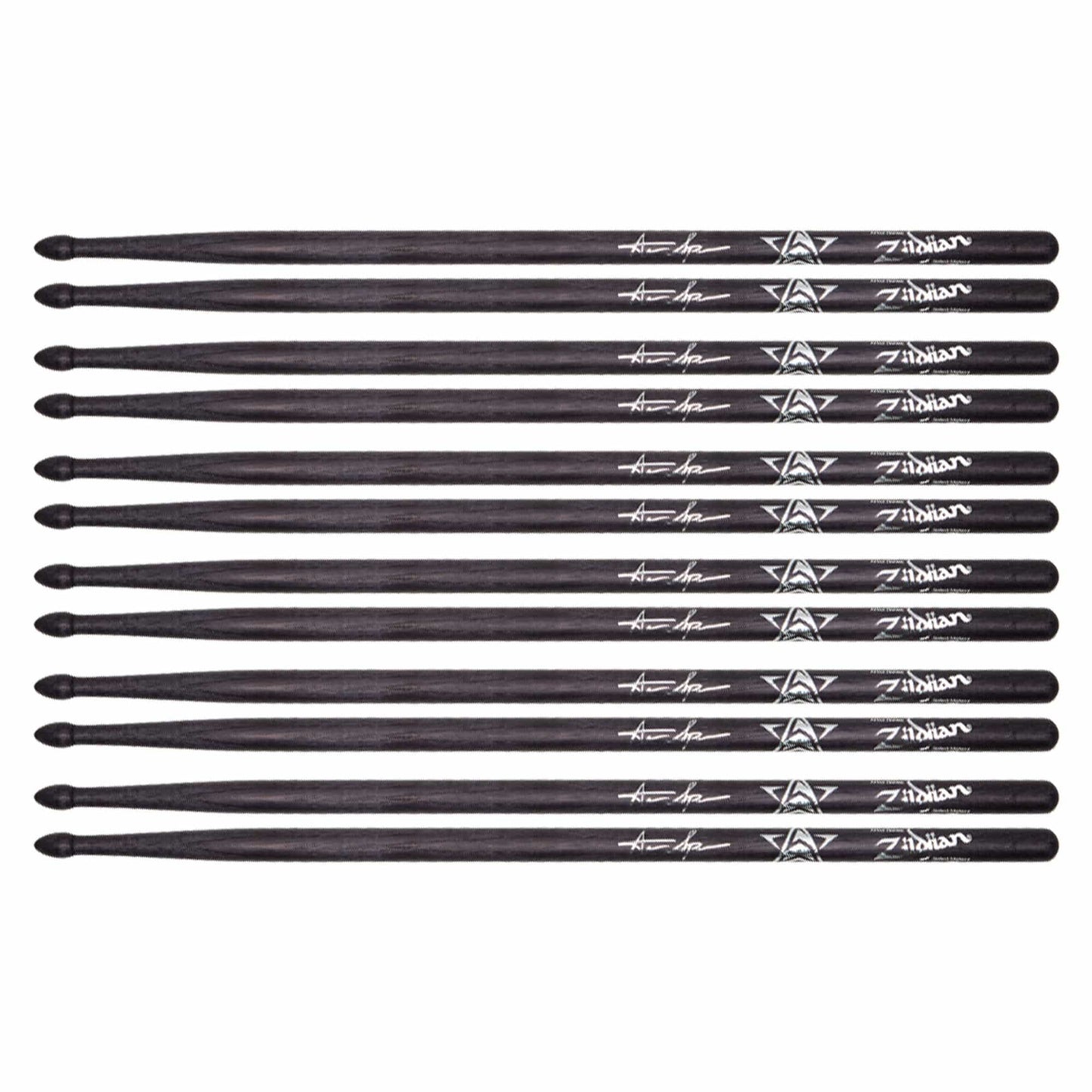 Zildjian Aaron Spears Signature Drum Sticks (6 Pair Bundle) Drums and Percussion / Parts and Accessories / Drum Sticks and Mallets