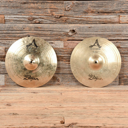 Zildjian 14" A Custom Hi-Hats Pair USED Drums and Percussion