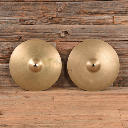 Zildjian 14"  Avedis 1960's Hi Hat Cymbals USED Drums and Percussion