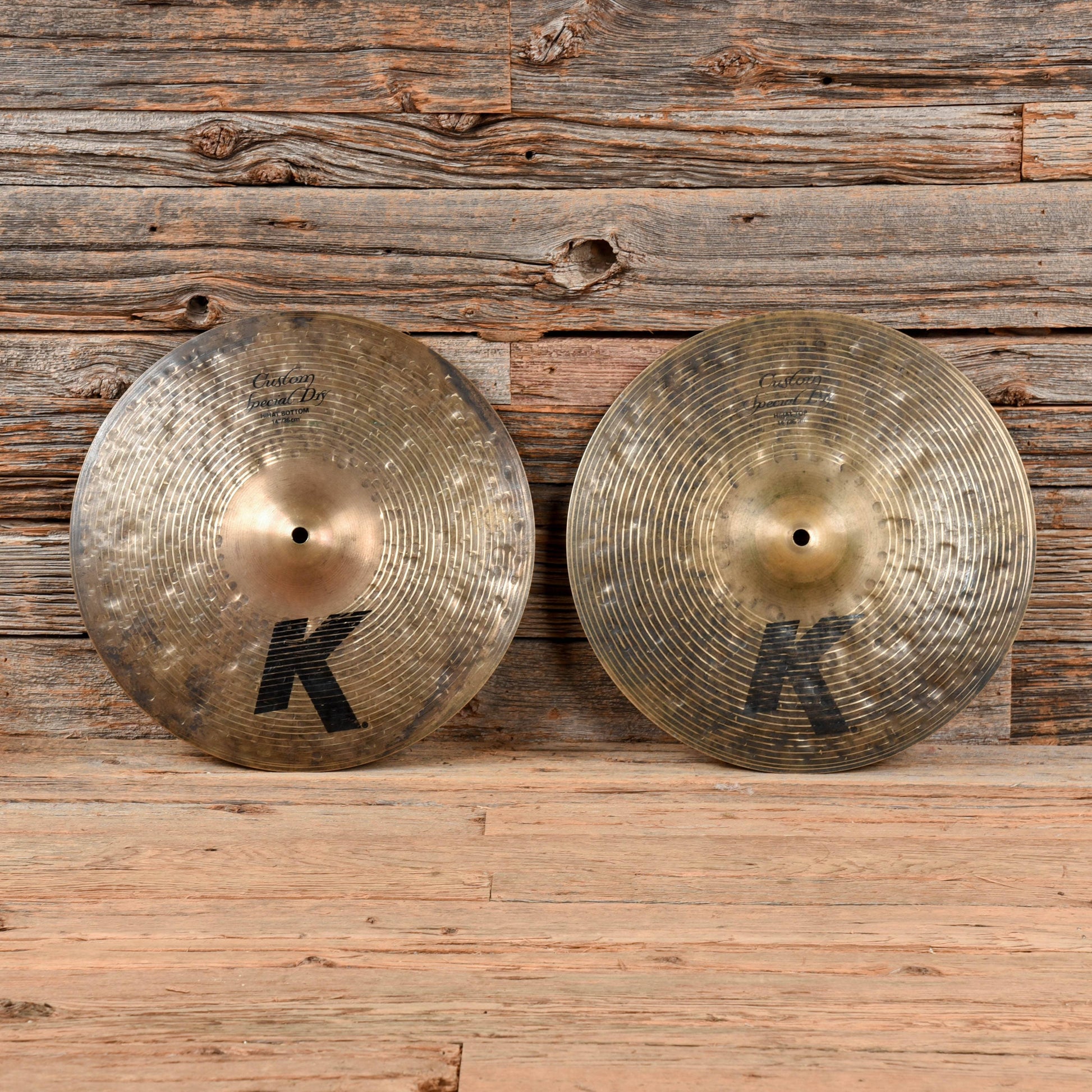Zildjian 14" Custom Special Dry Hi Hats Drums and Percussion