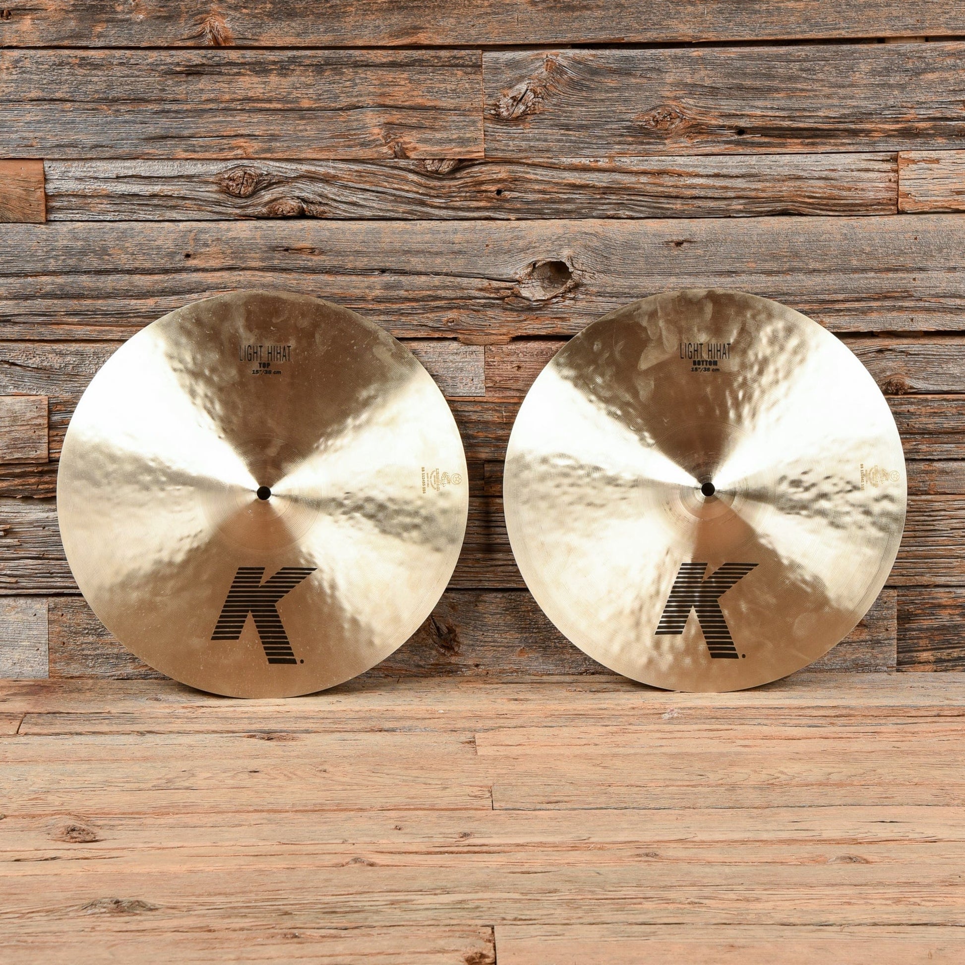 Zildjian 15" K Light Hi Hats USED Drums and Percussion