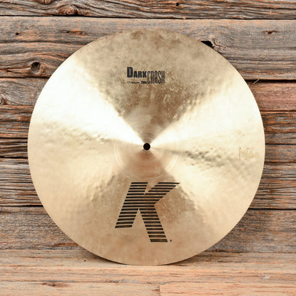 Zildjian 17" K Dark Thin Crash Cymbal USED Drums and Percussion