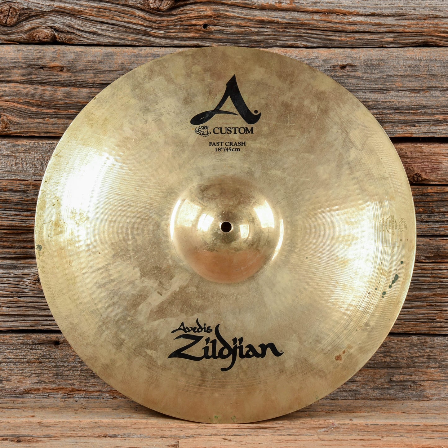 Zildjian 18" A Custom Fast Crash Cymbal USED Drums and Percussion