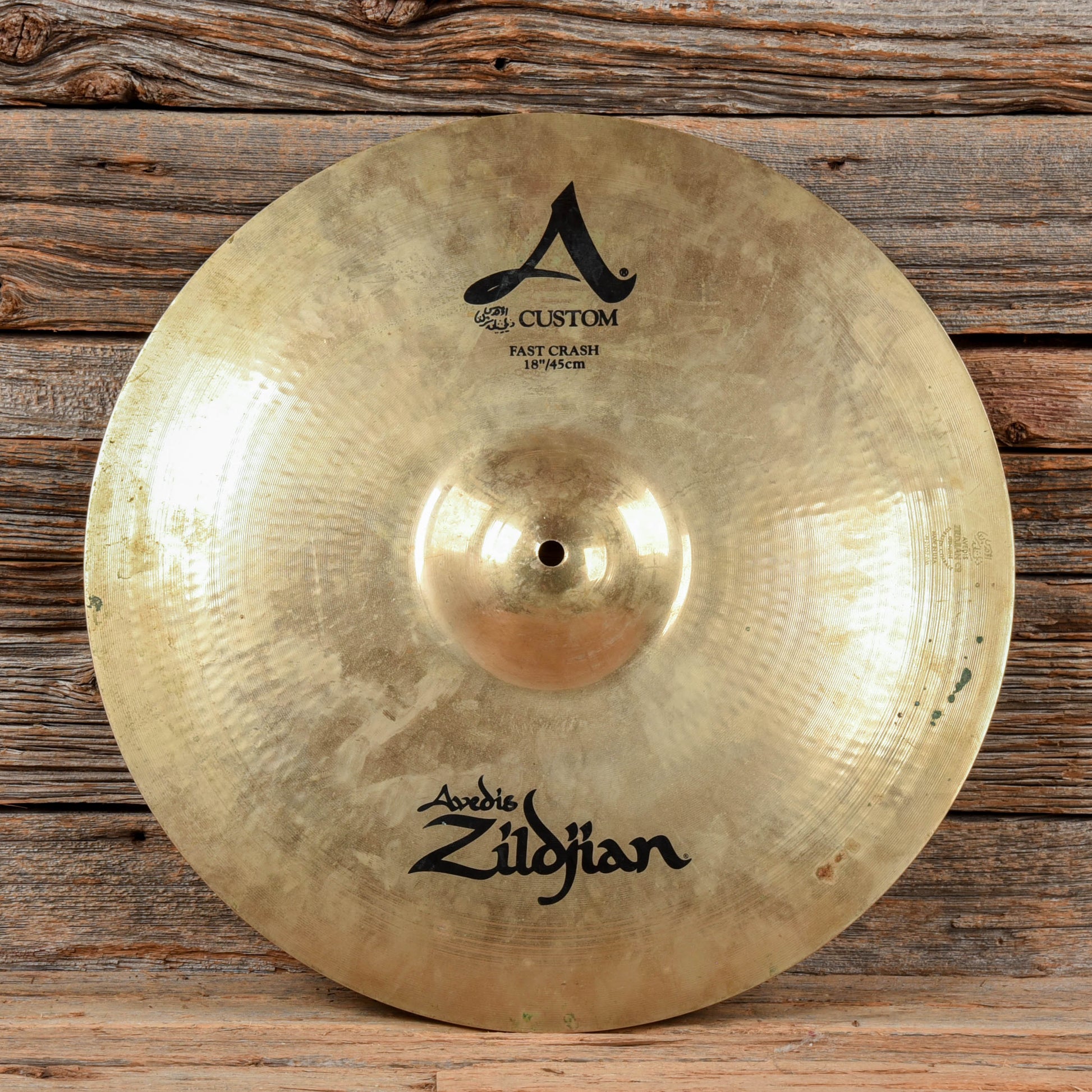 Zildjian 18" A Custom Fast Crash Cymbal USED Drums and Percussion