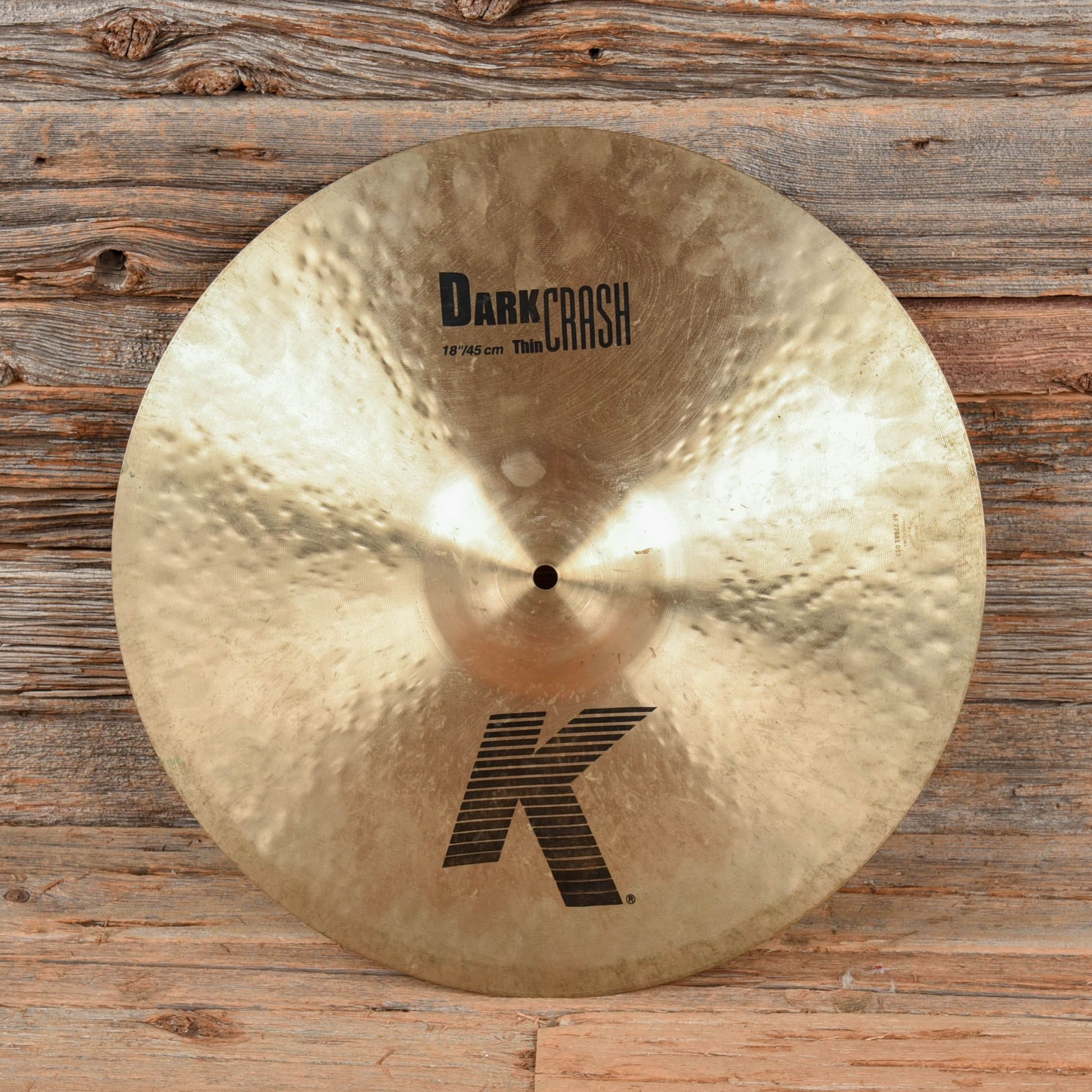 Zildjian 18 K Dark Thin Crash Cymbal Drums and Percussion