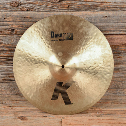 Zildjian 18 K Dark Thin Crash Cymbal Drums and Percussion