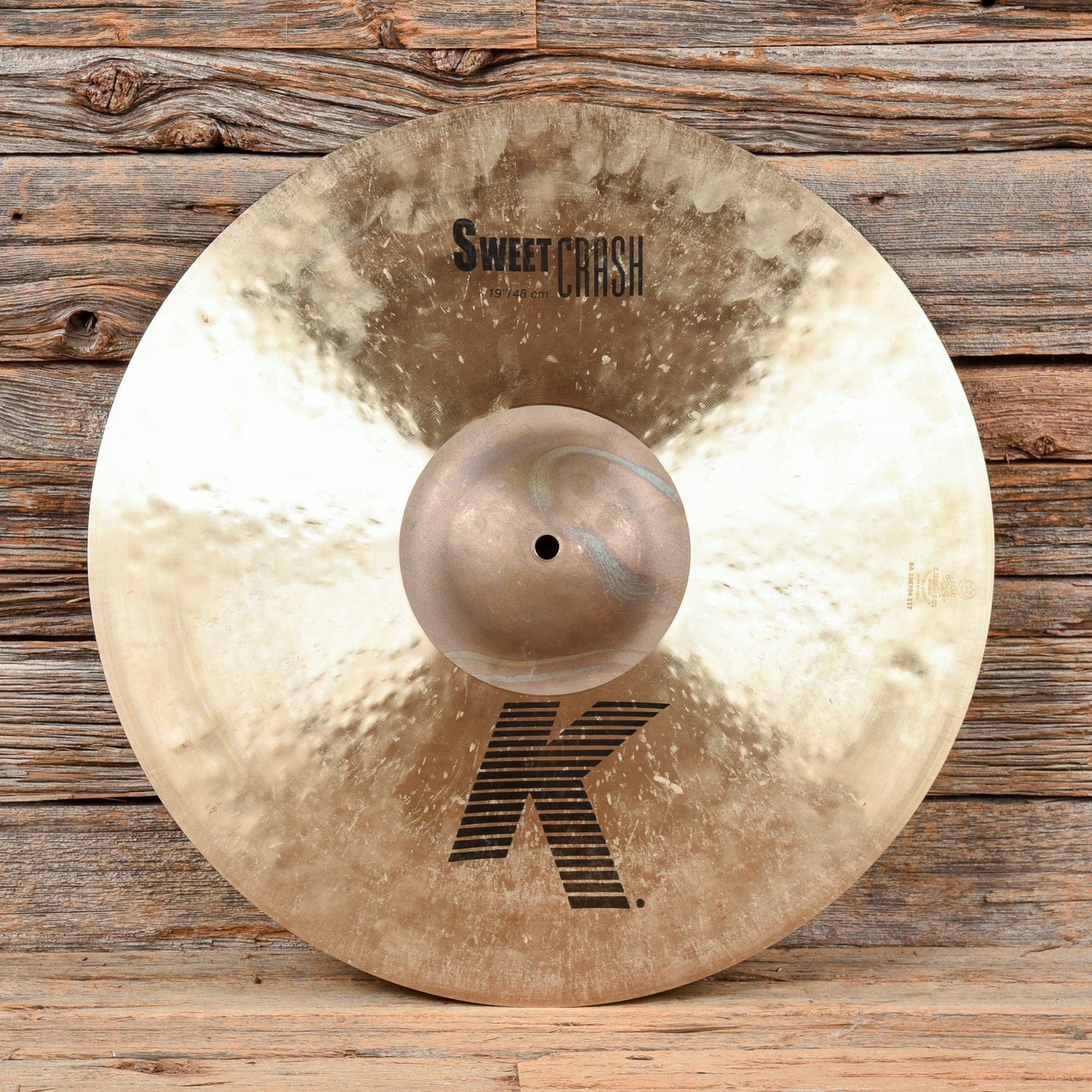 Zildjian 19" K Sweet Crash Cymbal USED Drums and Percussion