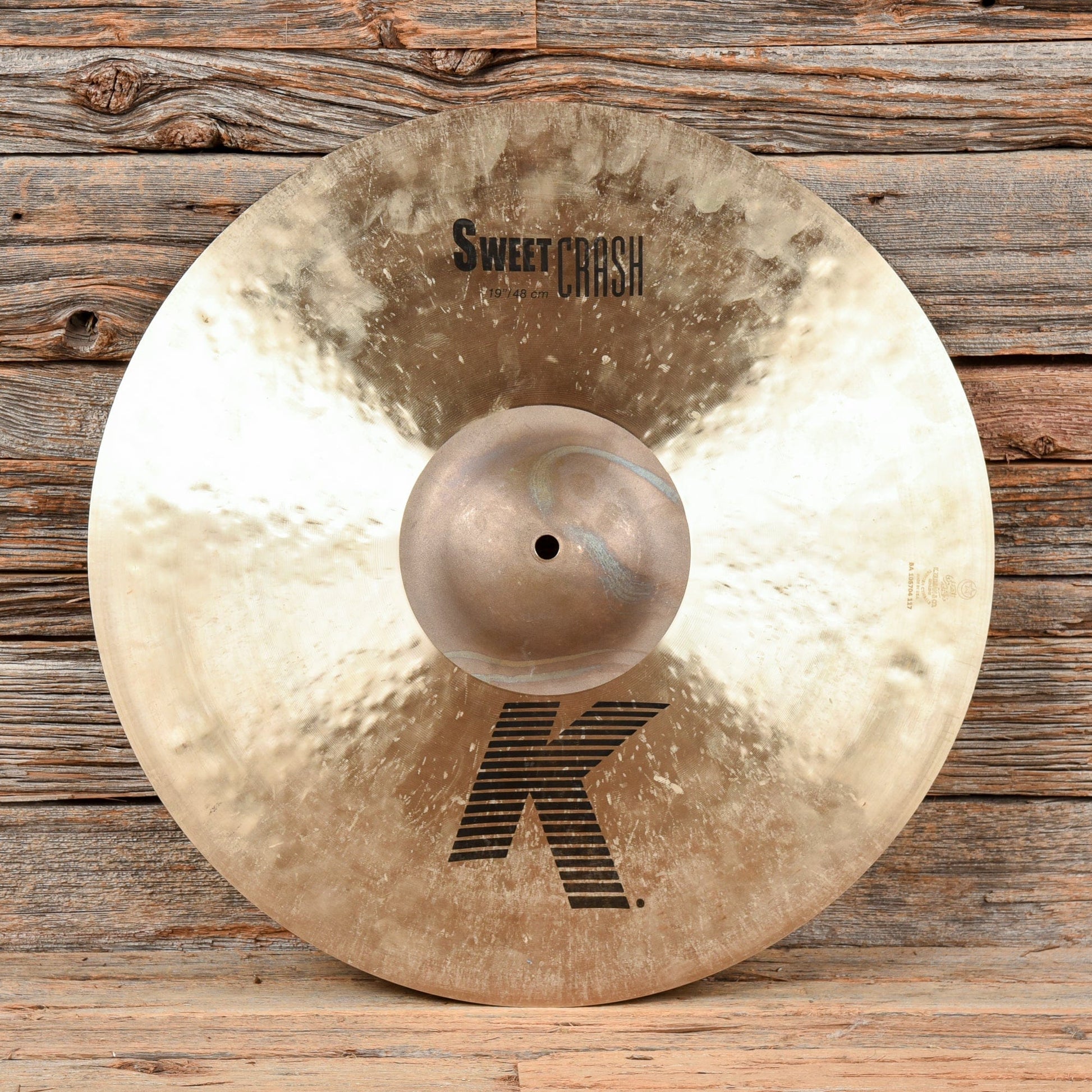 Zildjian 19" K Sweet Crash Cymbal USED Drums and Percussion