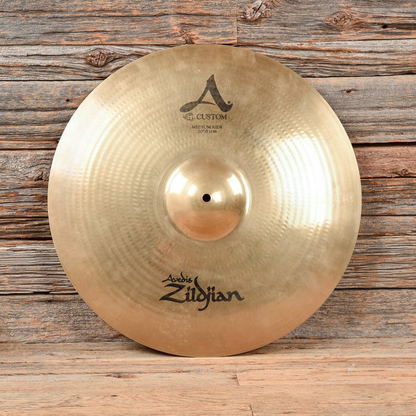 Zildjian 20" A Custom Medium Ride Cymbal USED Drums and Percussion