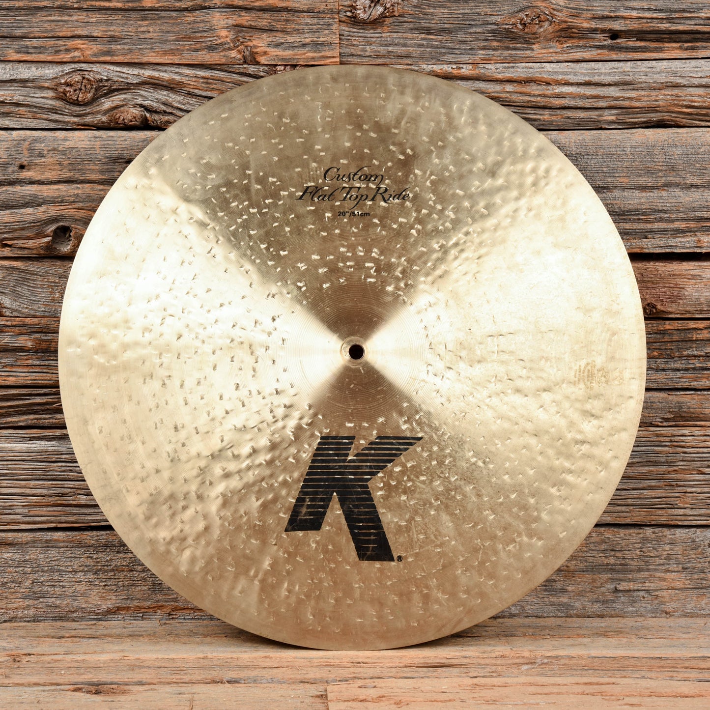Zildjian 20" Custom Flat Top Ride Cymbal USED Drums and Percussion