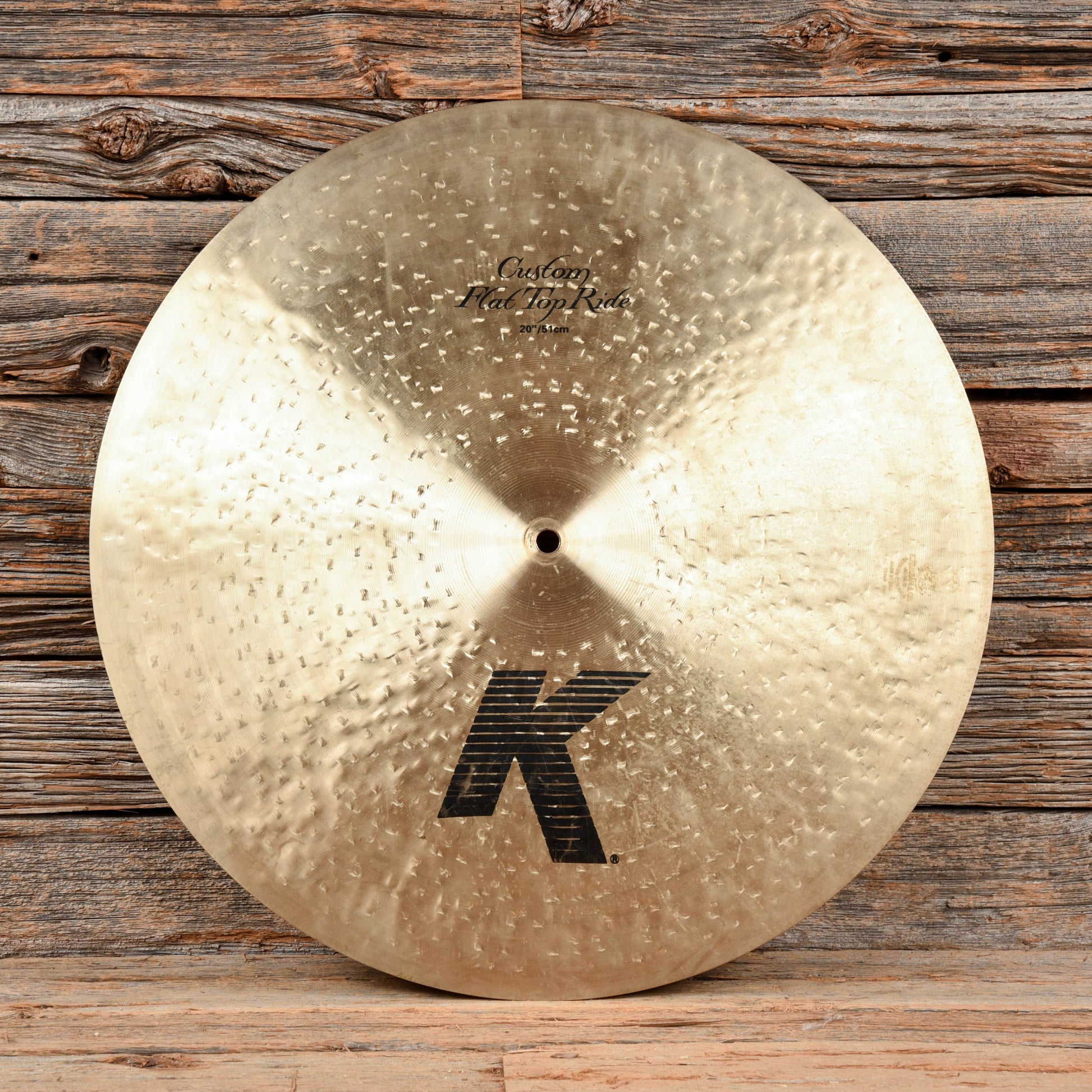 Zildjian 20" Custom Flat Top Ride Cymbal USED Drums and Percussion