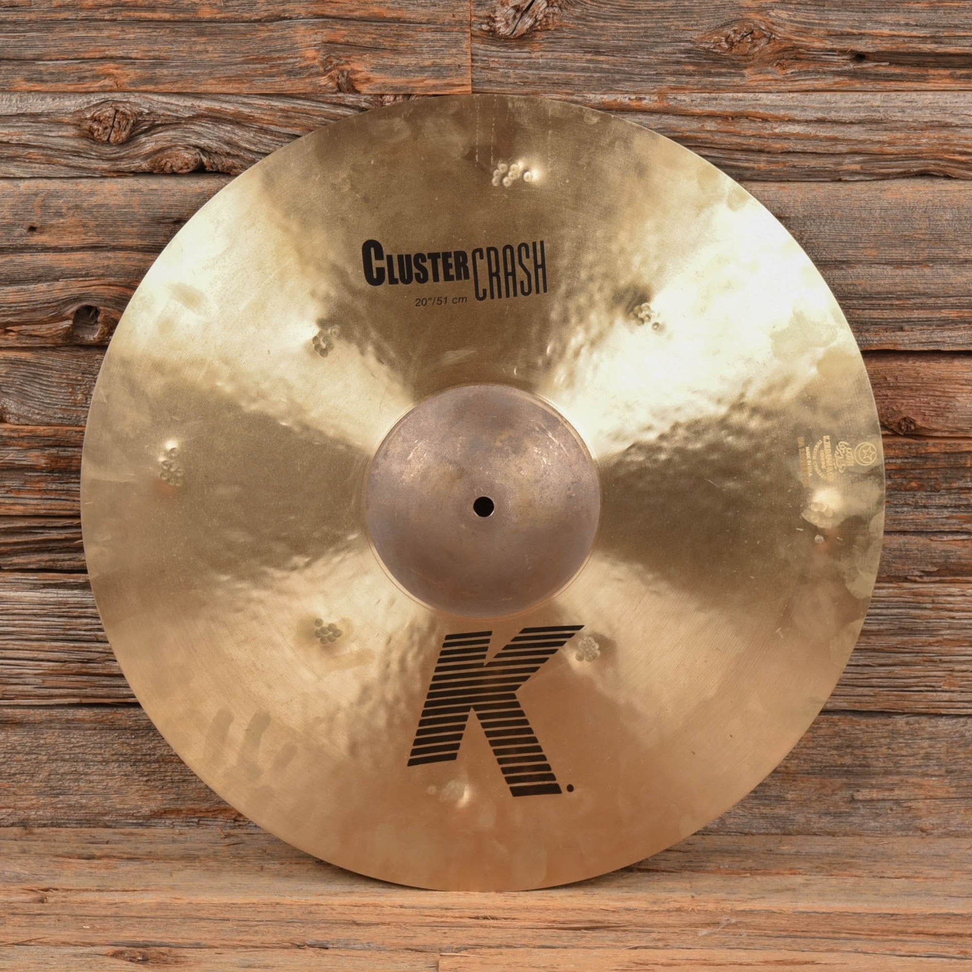 Zildjian 20" K Cluster Crash Cymbal USED Drums and Percussion