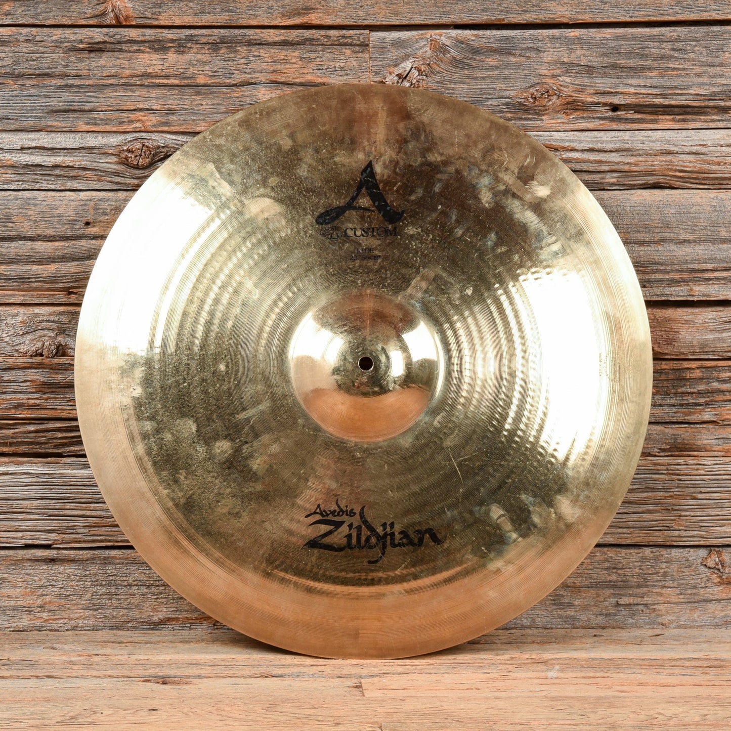 Zildjian 22" A Custom Ride Cymbal USED Drums and Percussion