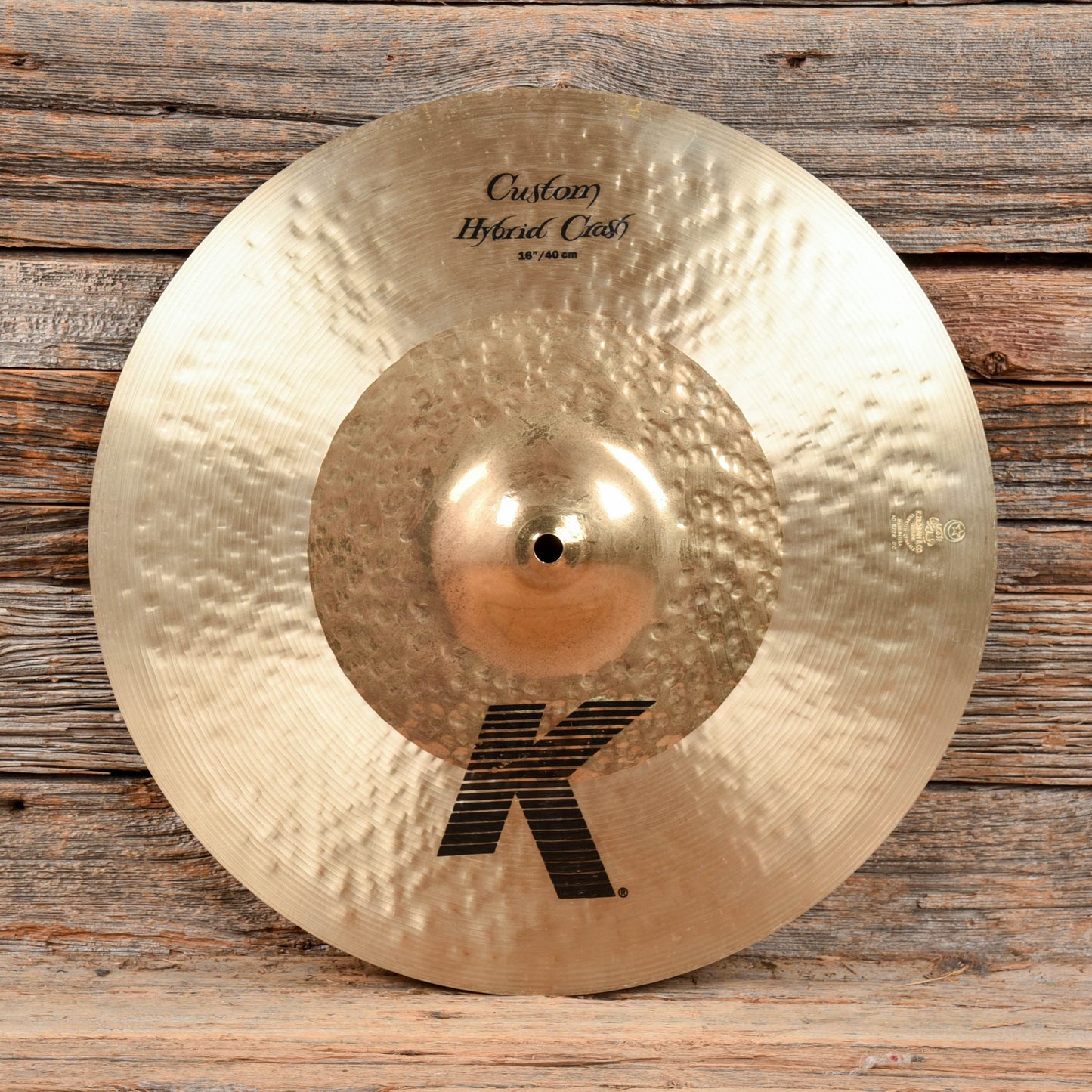 Zildjian K Custom Hybrid 16" Drums and Percussion