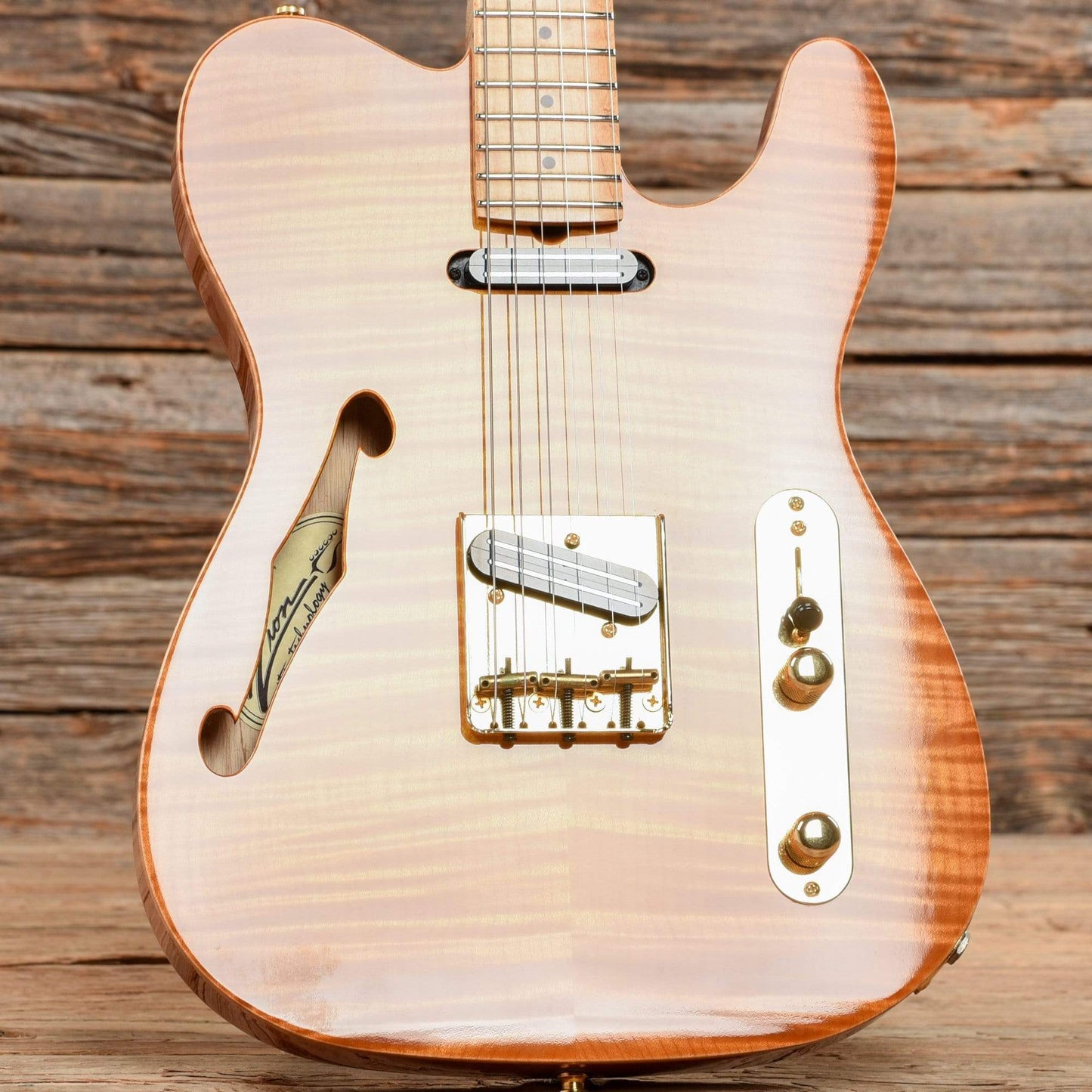 Zion "Ninety" Model Honeyburst 1996 Electric Guitars / Semi-Hollow