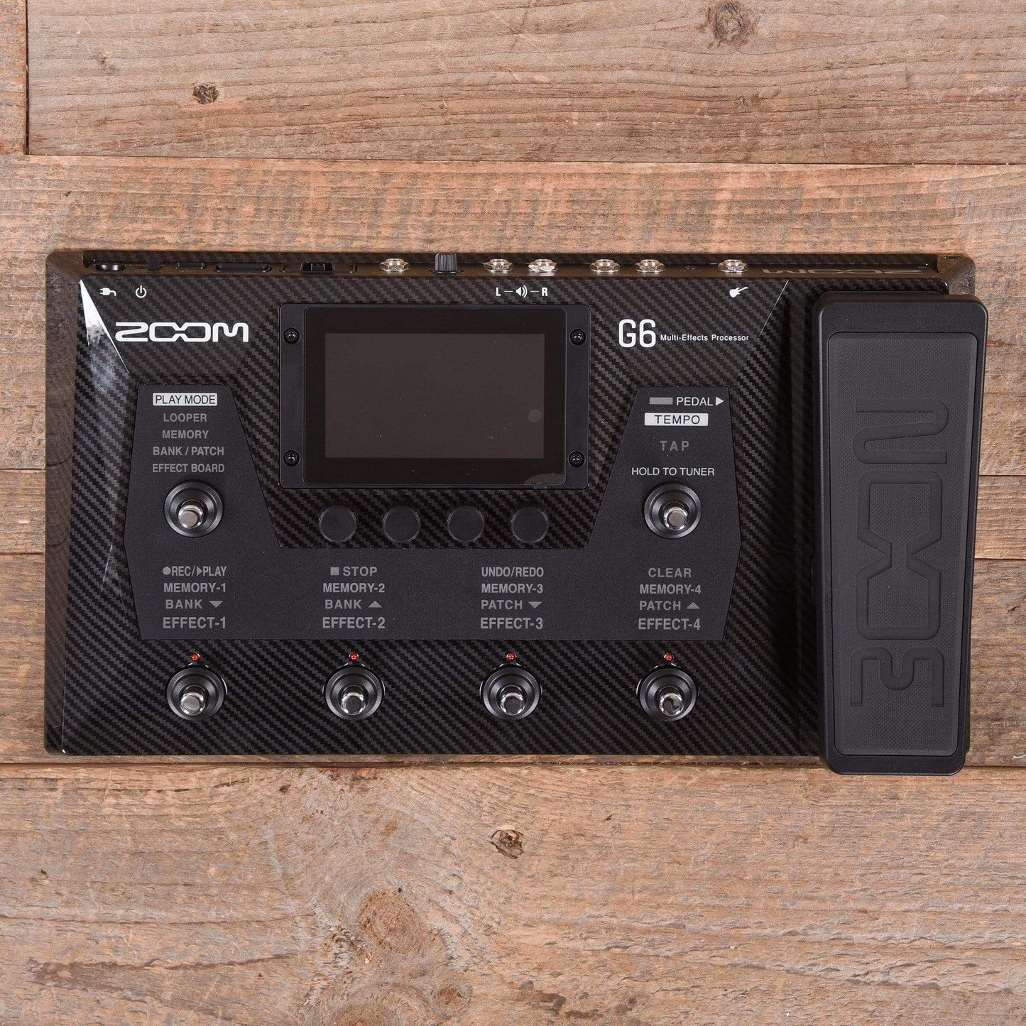Zoom G6 Multi-Effects Processor with Expression Pedal Effects and Pedals / Multi-Effect Unit