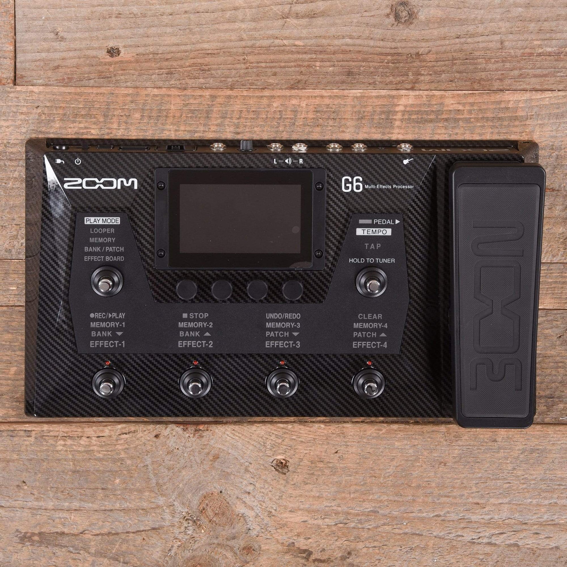 Zoom G6 Multi-Effects Processor with Expression Pedal Effects and Pedals / Multi-Effect Unit