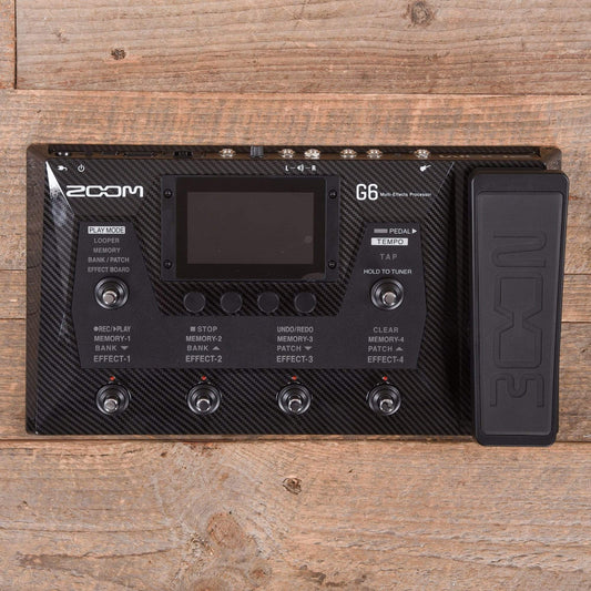 Zoom G6 Multi-Effects Processor with Expression Pedal Effects and Pedals / Multi-Effect Unit