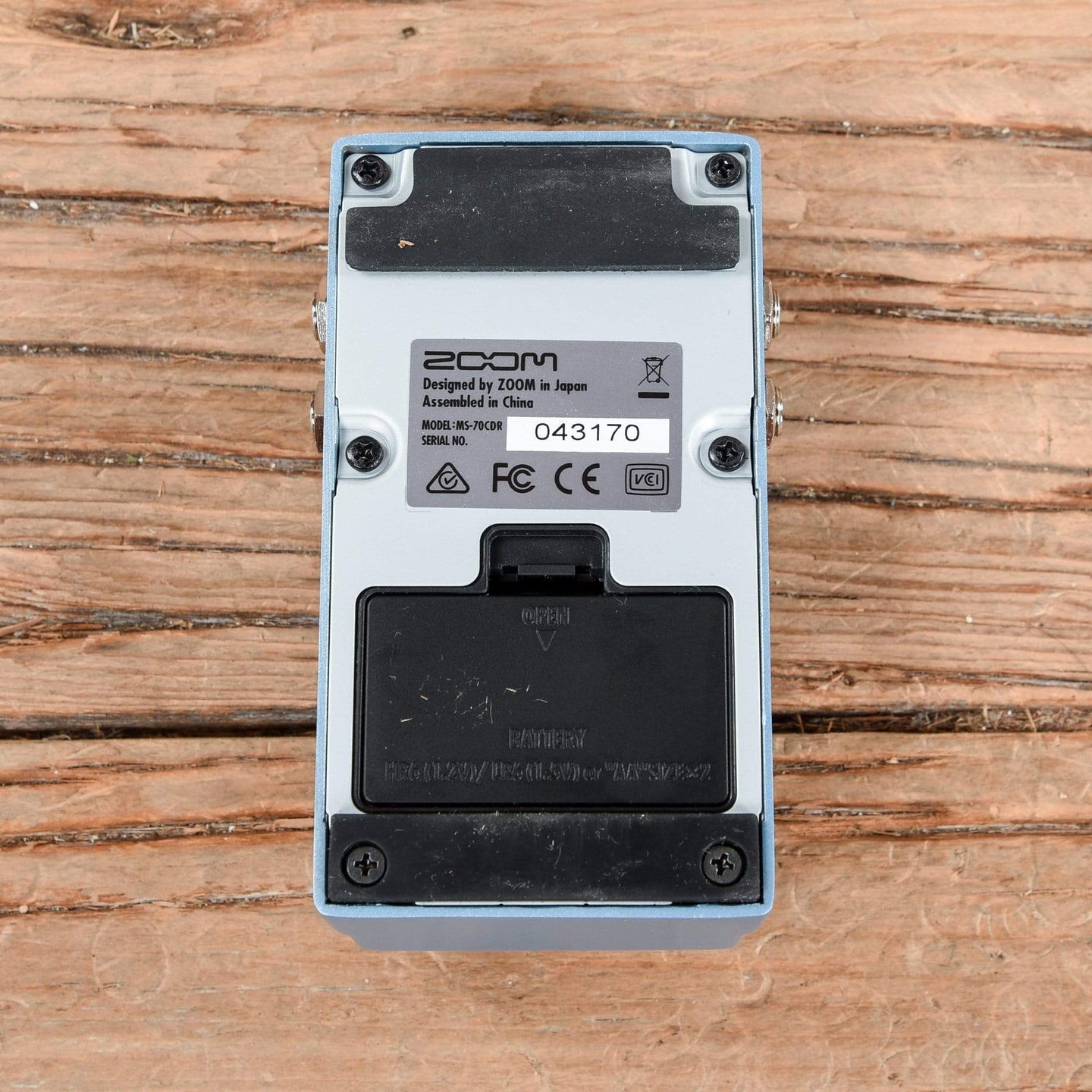 Zoom MS70CDR Multistomp Effect Pedal w/Chorus, Delay & Reverb