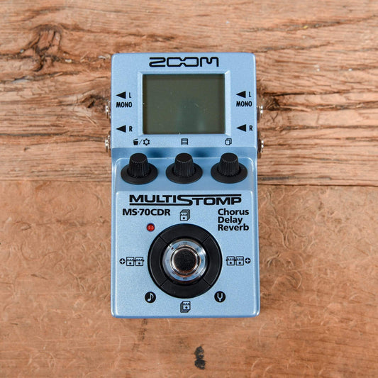 Zoom MS-70CDR Multistomp Effect Pedal w/Chorus, Delay & Reverb Effects and Pedals / Multi-Effect Unit