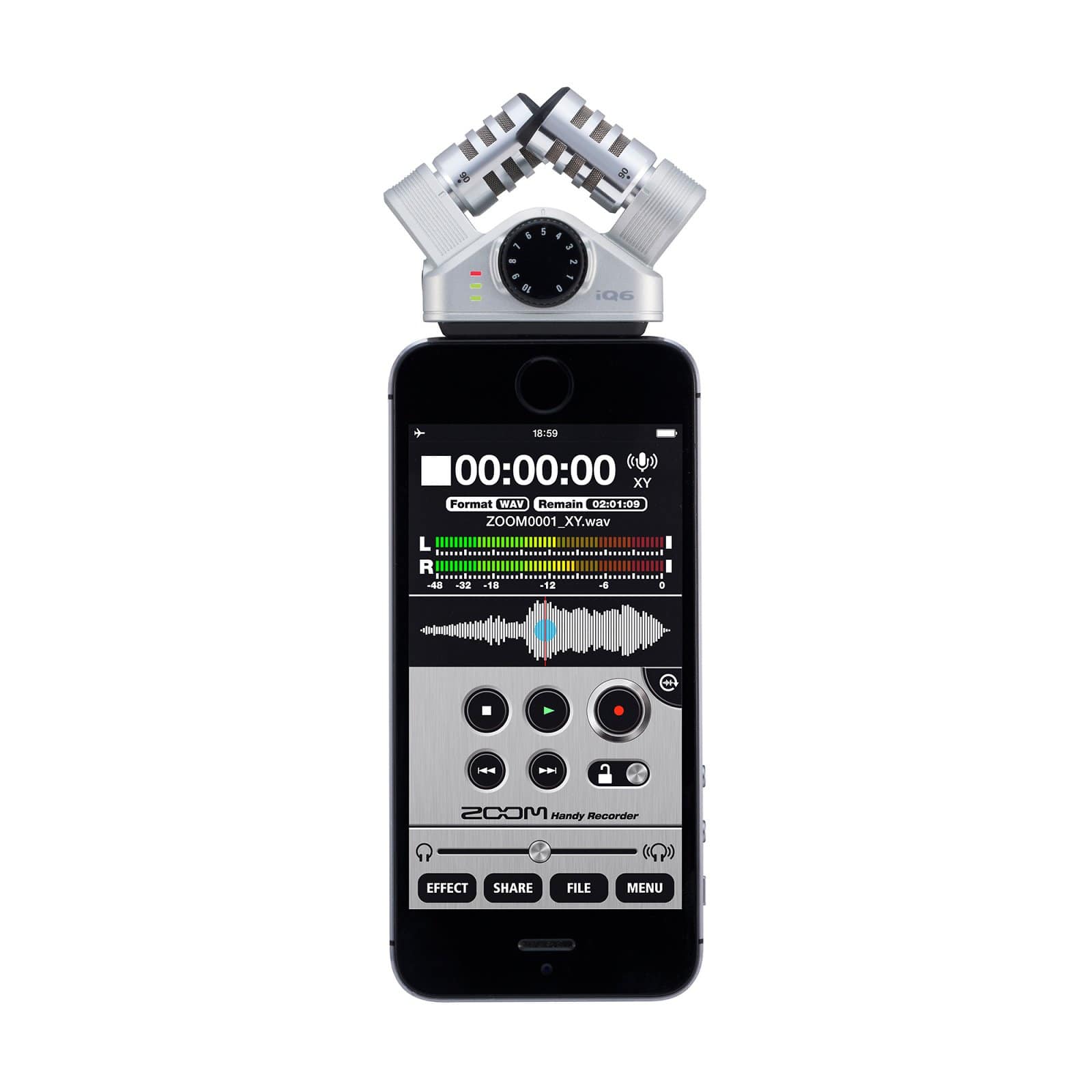 Iq6 Zoom iQ6 Lightning XY Stereo Microphone for iOS – Chicago Music Exchange