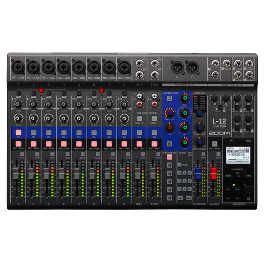 Zoom LiveTrak L-12 USB Audio Interface Digital Mixer Pro Audio / Mixers